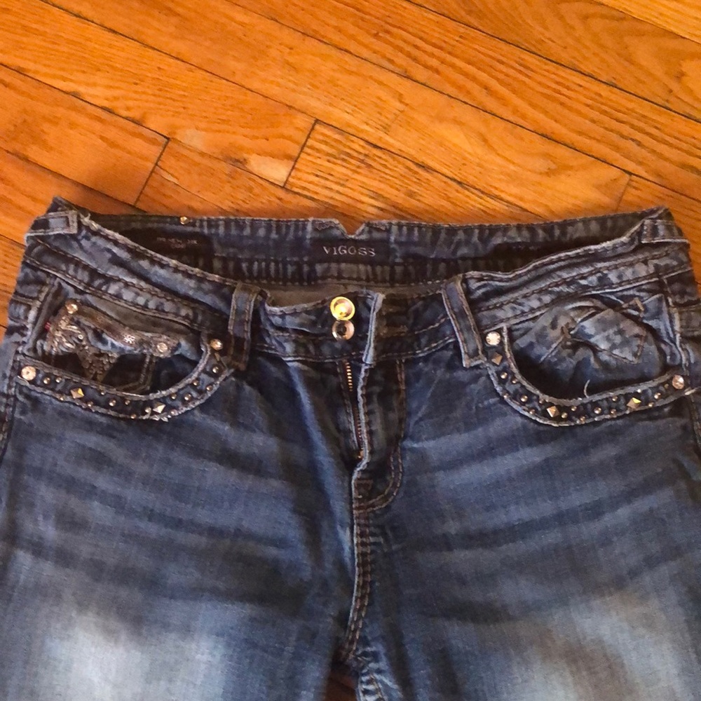 Size 15/16 vigoss capris with bling